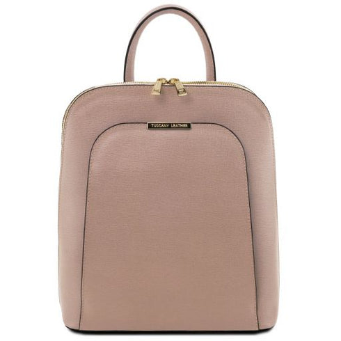 TL Bag - Saffiano leather backpack for women